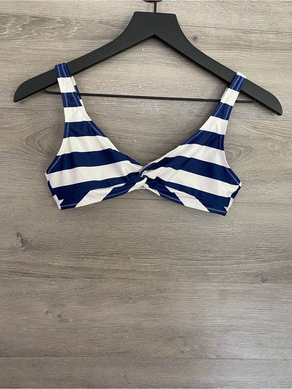 Solid & Striped Twist Front Bikini Top